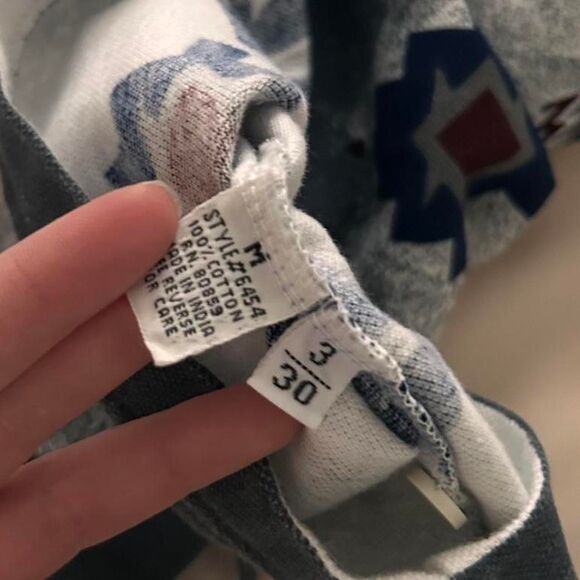 Y2K Western Alaska Geometry Cumberland Outfitters Button Down – Cowboycore (M) - Picture 7 of 7